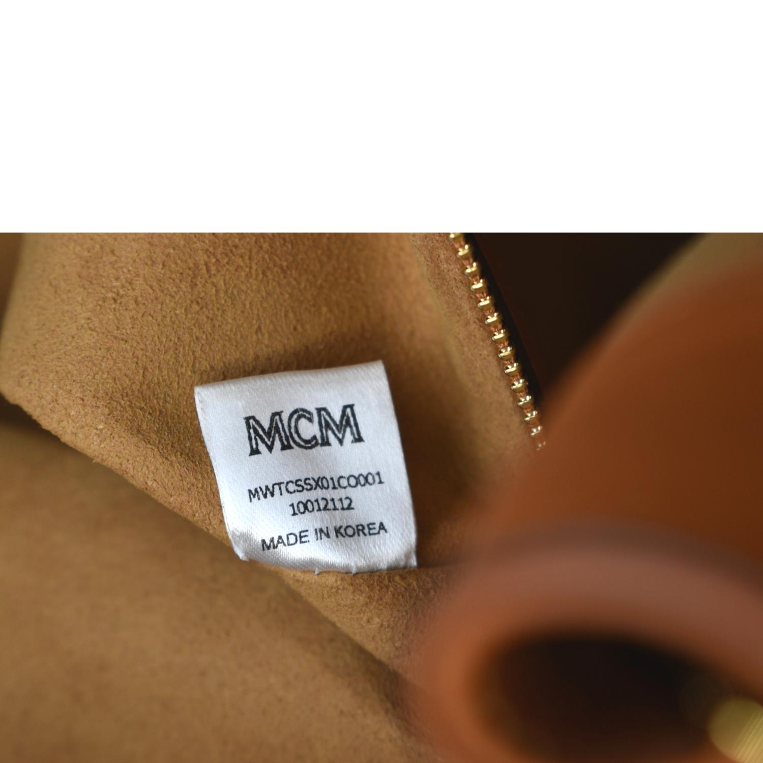 MCM Munchen XL Monogram Tote Bag