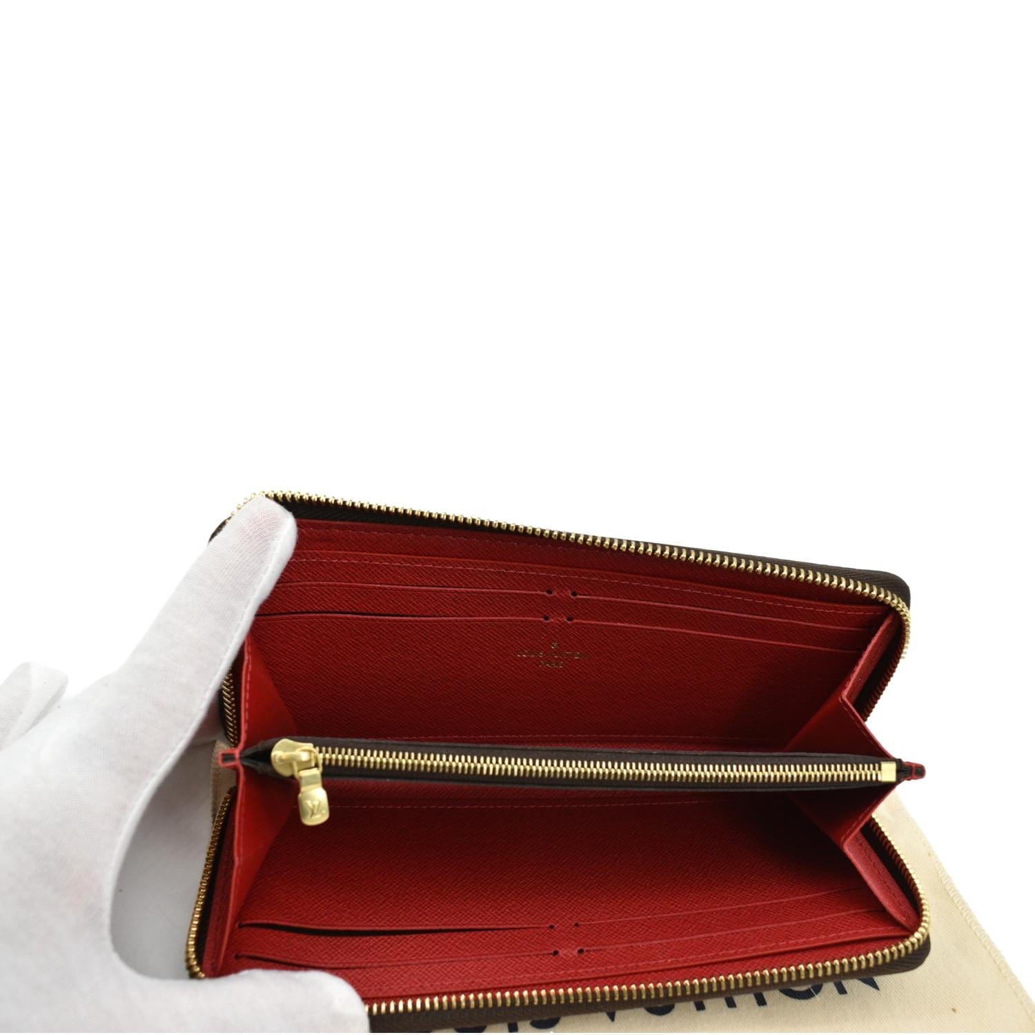Louis Vuitton, Bags, Red Zippylouis Vuitton Clemence Ebene Wallet
