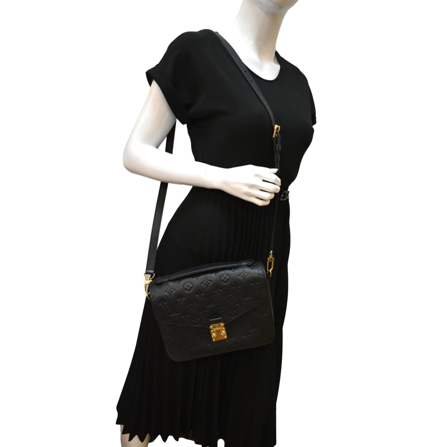 🖤BNIB🖤Louis Vuitton Pochette Metis East West Noir Monogram Empreinte  Leather Bag