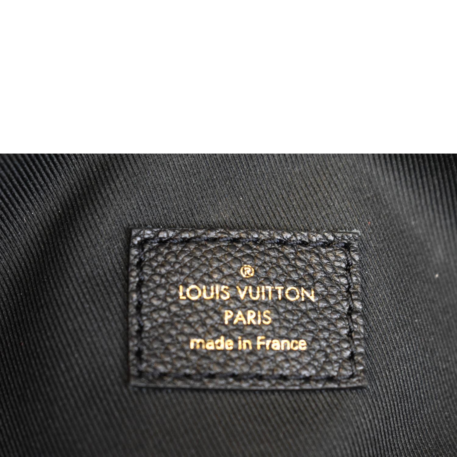 LV Ponthieu PM Empreinte Leather Shoulder Bag Black