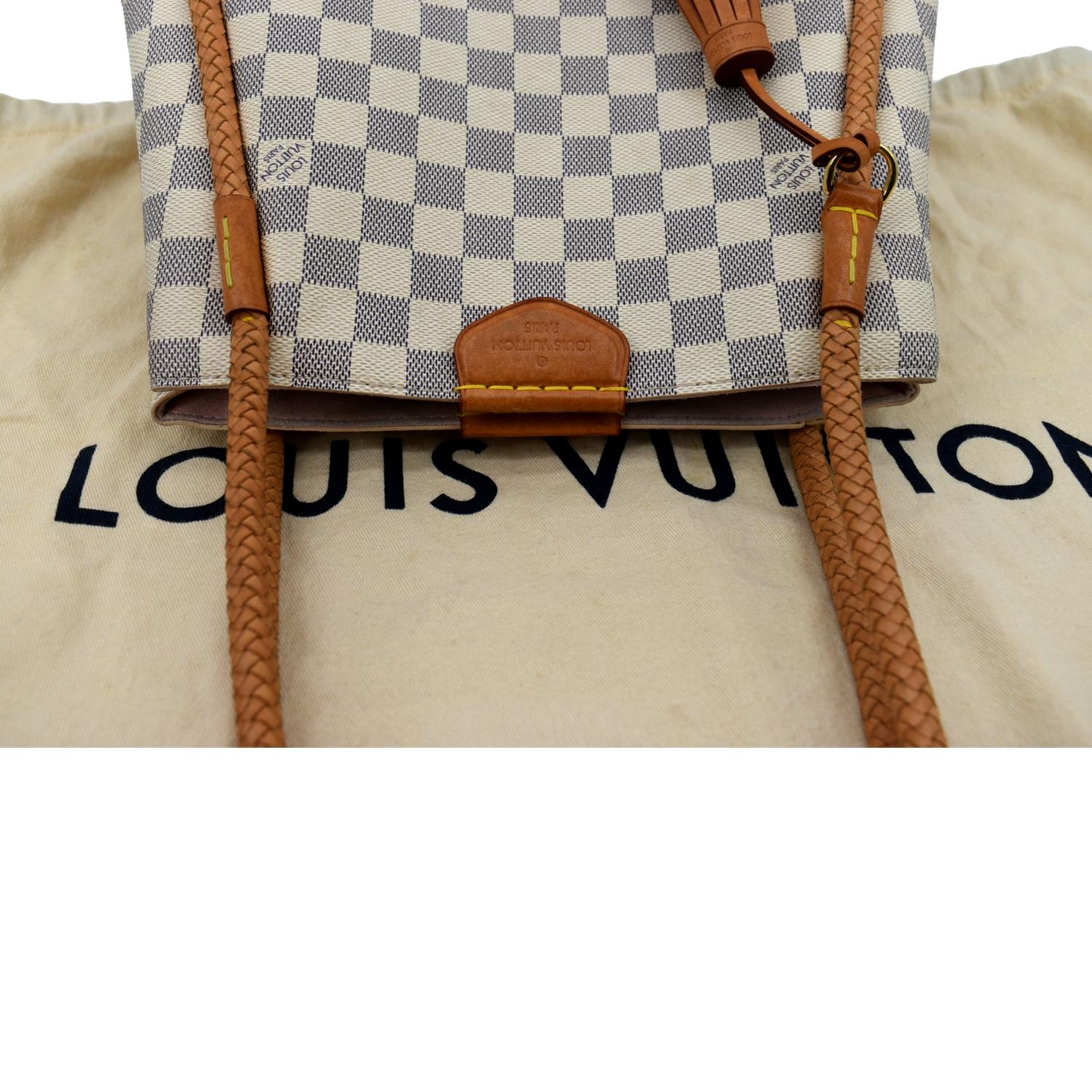Louis Vuitton Propriano White Damier Azur Canvas Tote - MyDesignerly