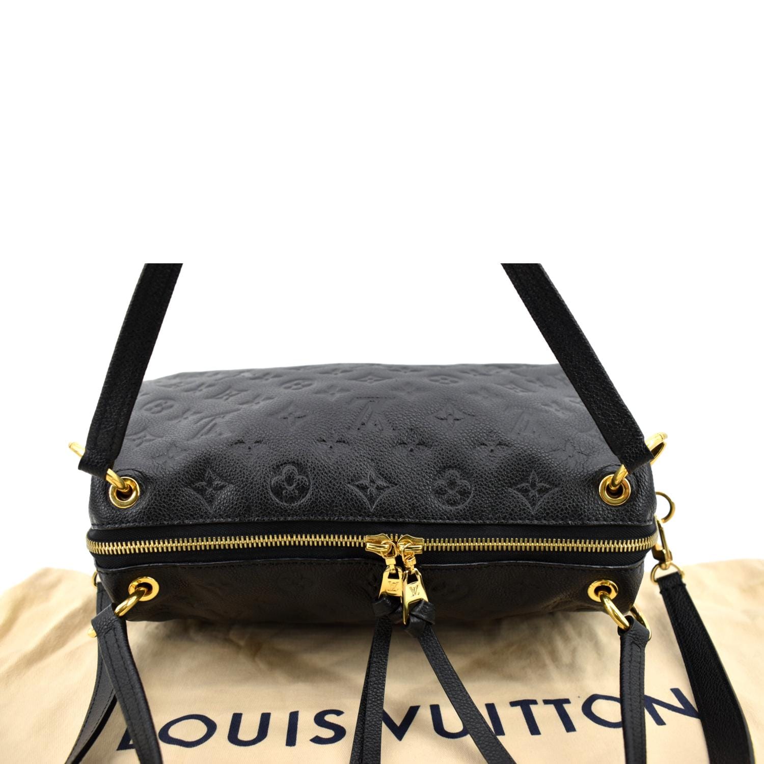 Louis Vuitton Black Monogram Empreinte Ponthieu PM Leather Pony-style  calfskin ref.177905 - Joli Closet