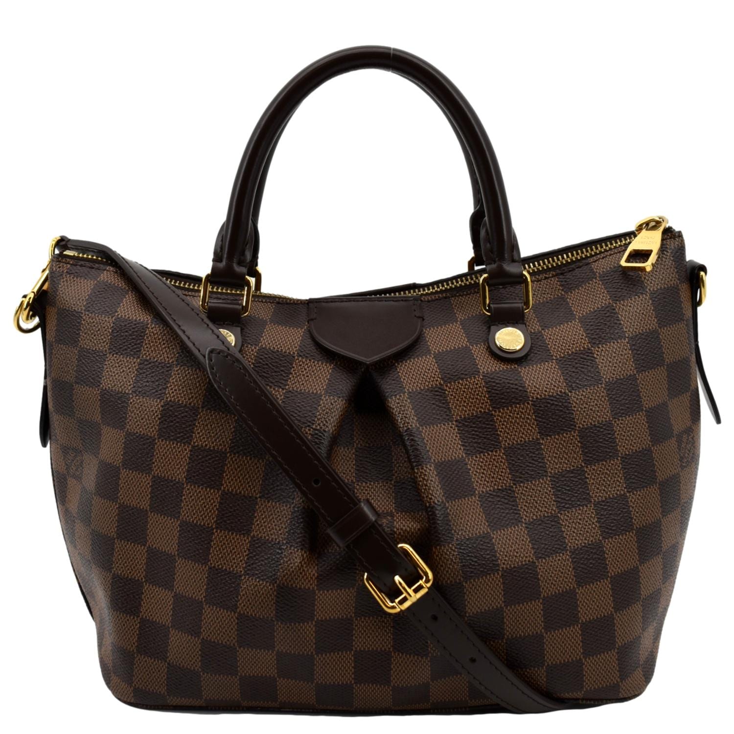Louis Vuitton Siena Handbag Damier PM Brown 2348651