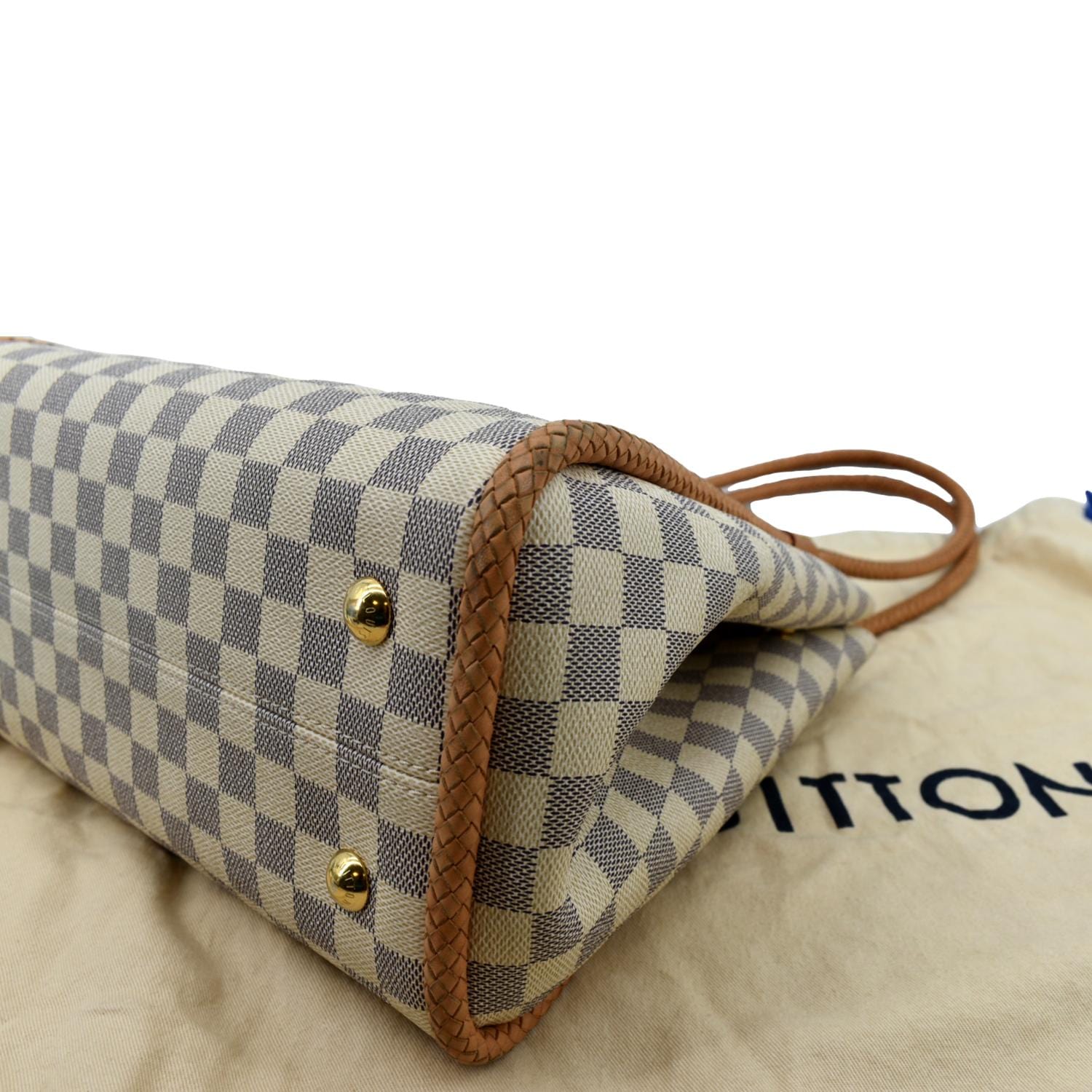 White Louis Vuitton Damier Azur Propriano Tote Bag – Designer Revival