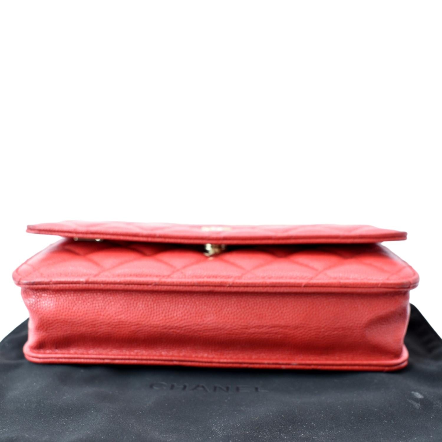 CHANEL Caviar Wallet On Chain WOC Black Shoulder Bag Crossbody Leather  ref.204918 - Joli Closet