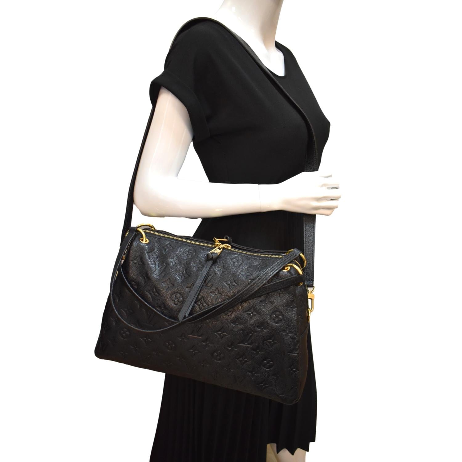 Louis Vuitton Monogram Empreinte Ponthieu PM - Black Shoulder Bags,  Handbags - LOU793203