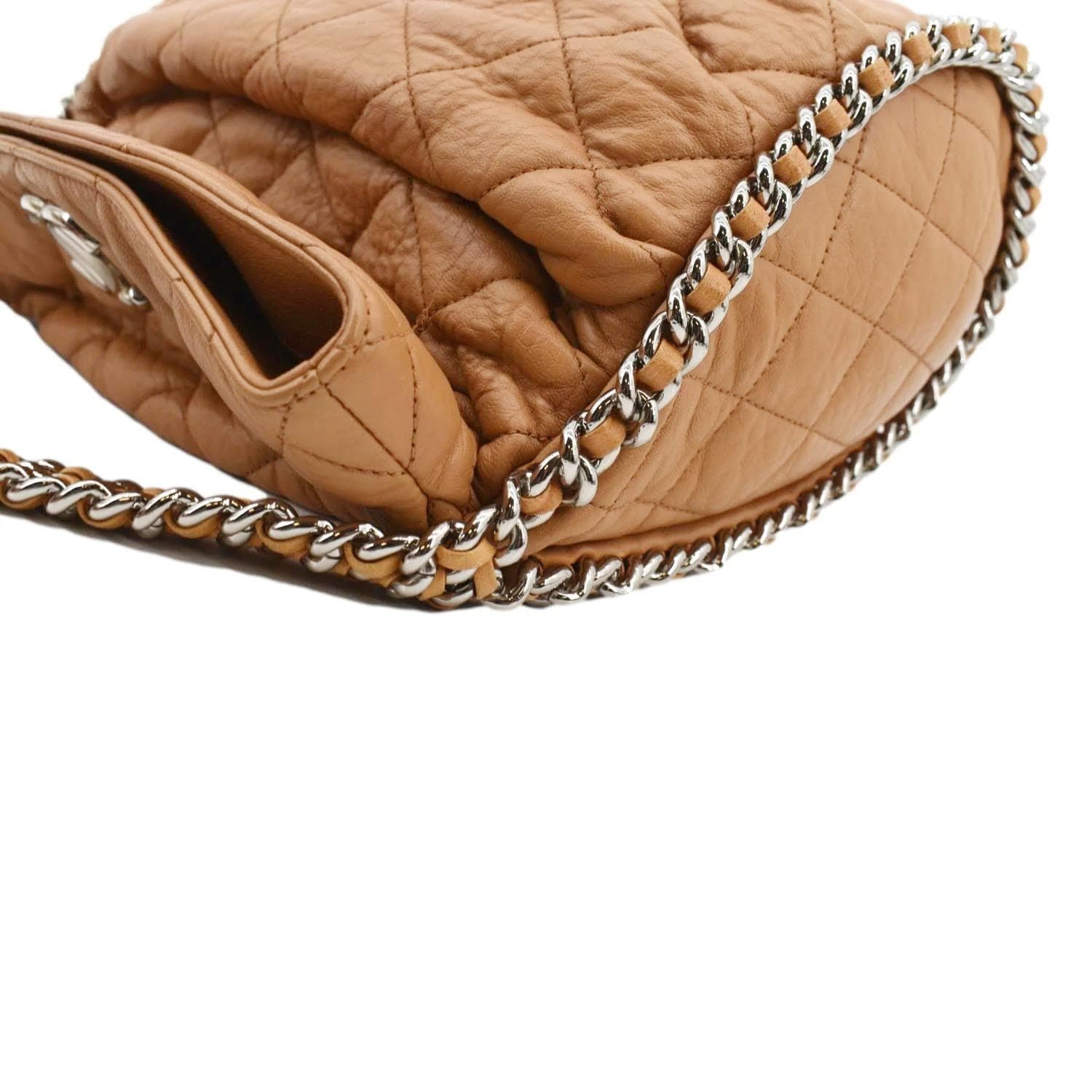 Chanel Large Lambskin Hobo Bag