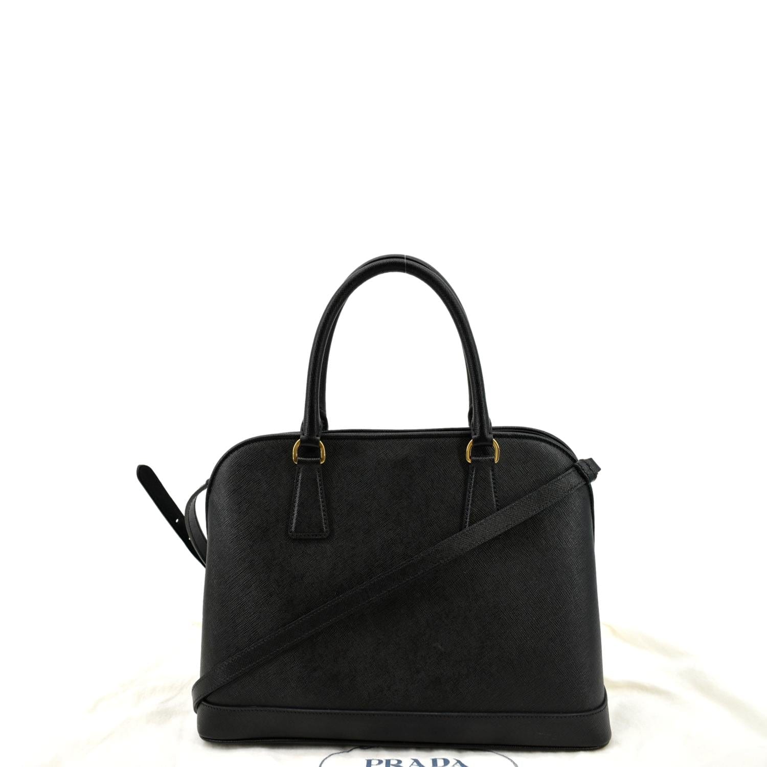 Prada Saffiano Lux Promenade Bag - Neutrals Handle Bags, Handbags -  PRA830855