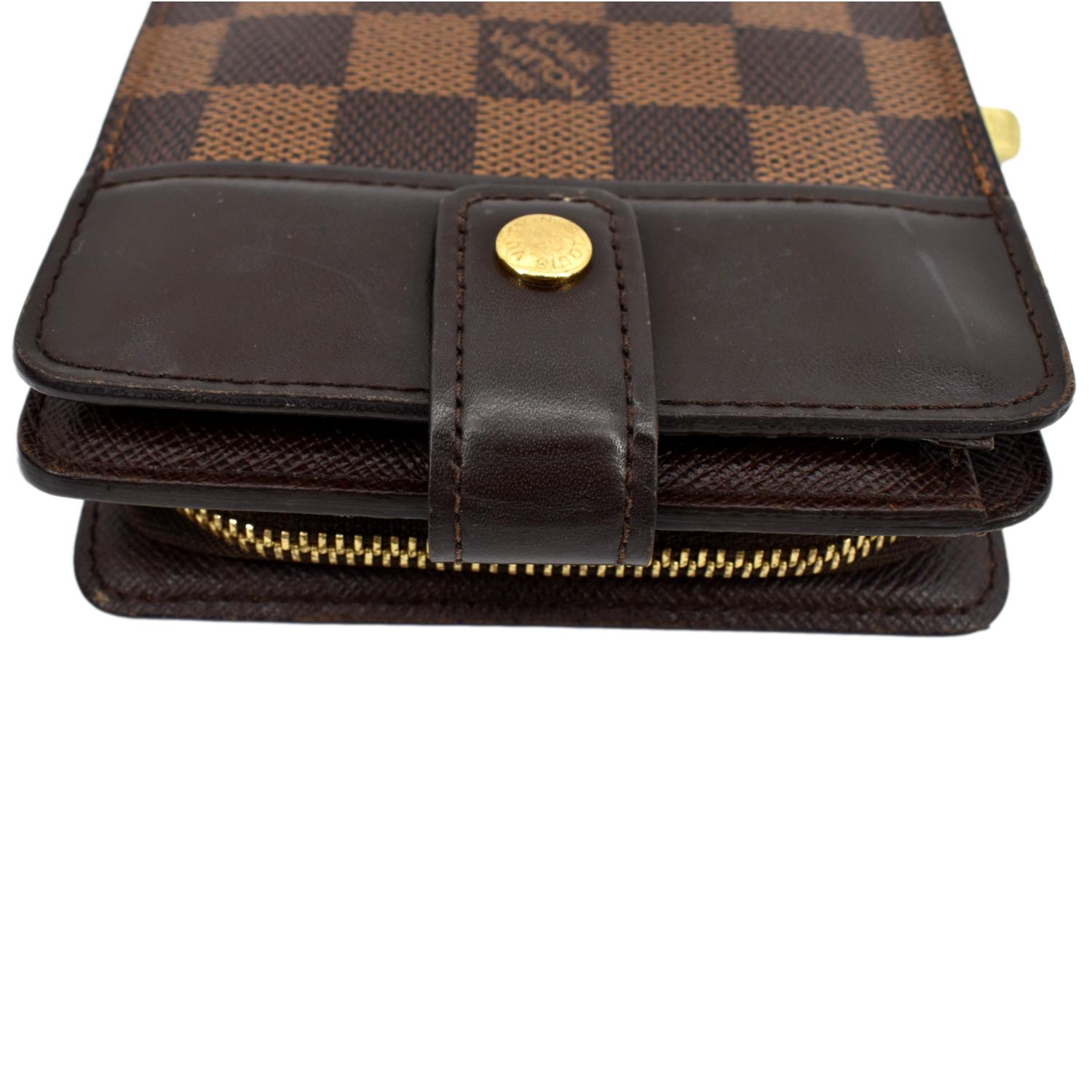 Louis Vuitton Damier Ebene Compact Zip Wallet
