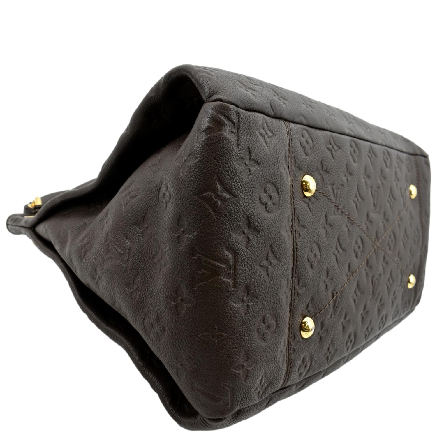 Louis Vuitton Artsy MM Empreinte Leather Hobo Bag Black