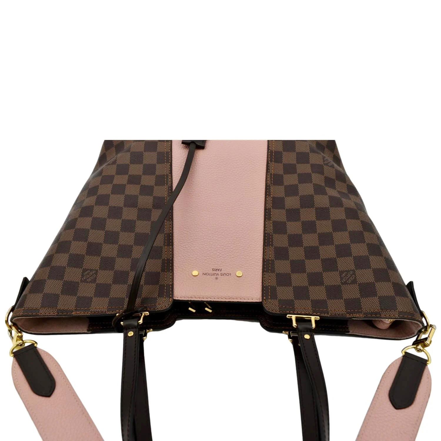 Louis Vuitton Damier Ebene Jersey Magnolia Tote Bag ○ Labellov