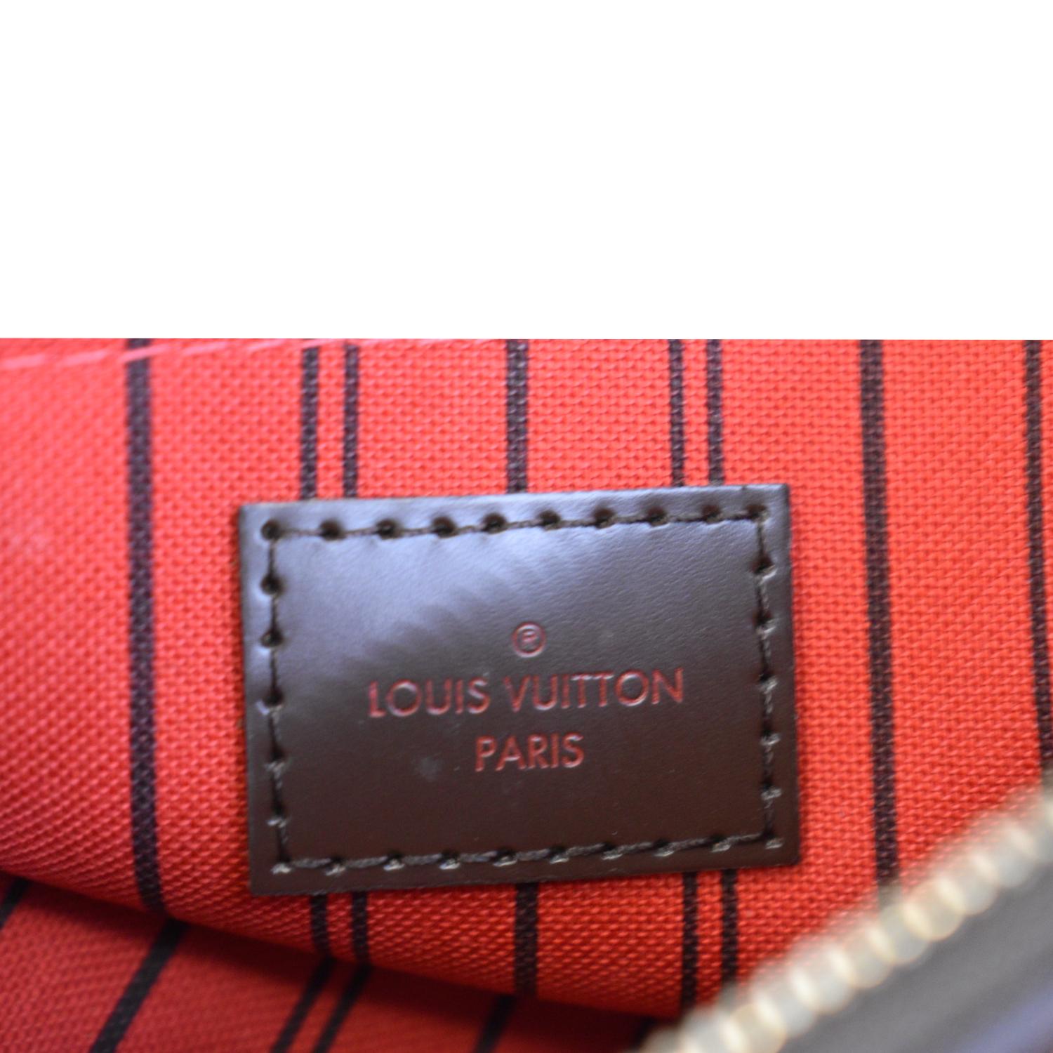Louis Vuitton Damier Ebene Neverfull Pochette PM Wristlet Pouch 41lk66 –  Bagriculture