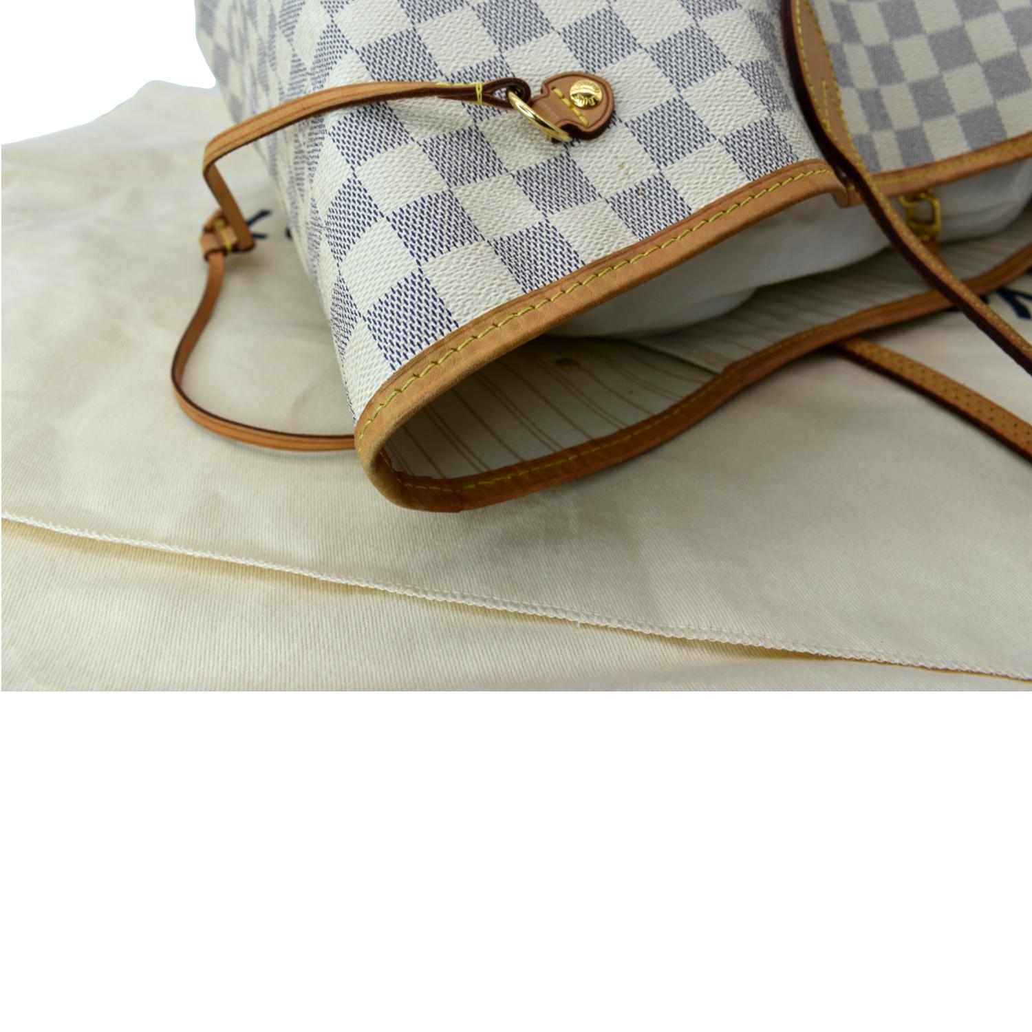 Louis Vuitton Damier Azur Neverfull GM Tote Bag Upcycle Ready 2LV48
