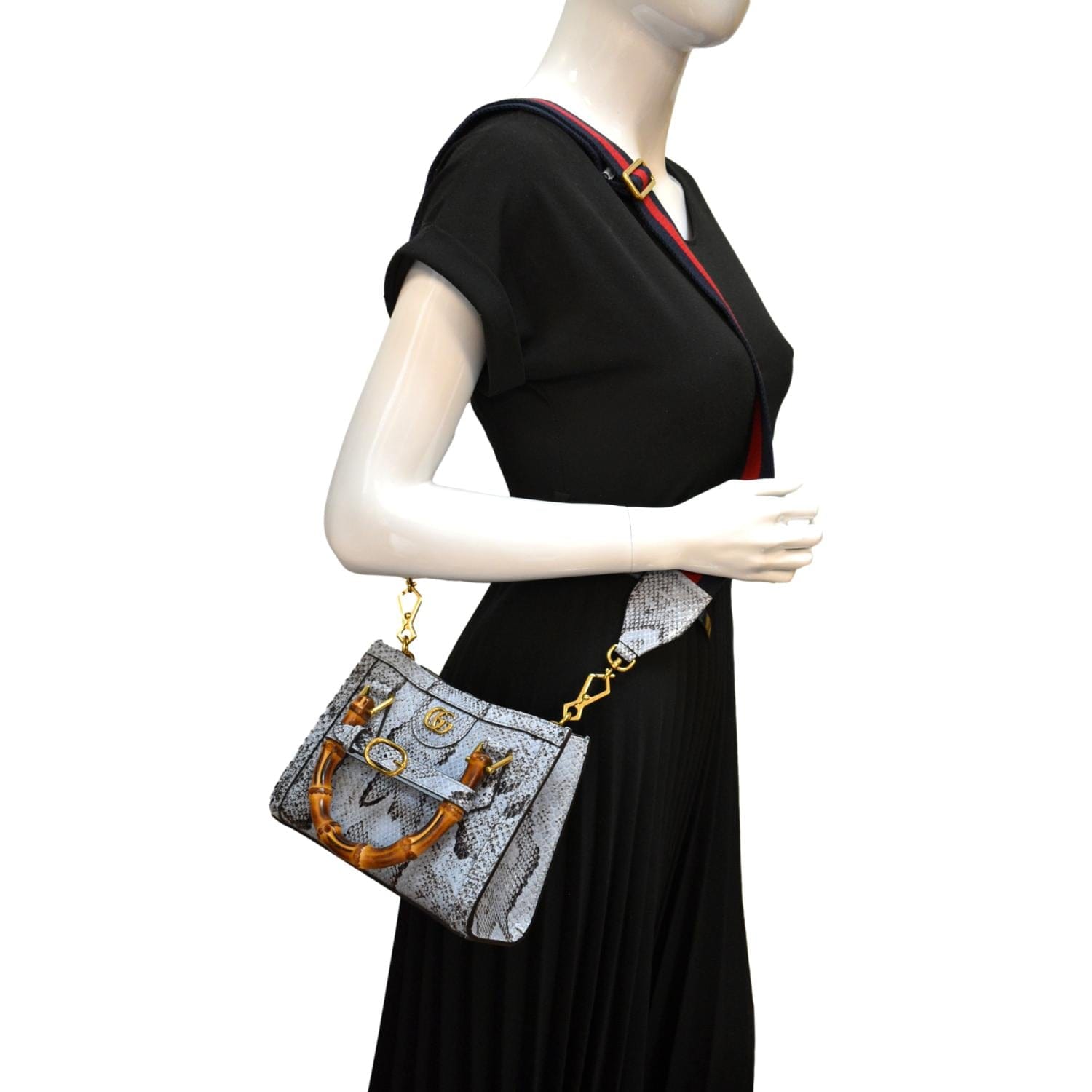 Louis Vuitton Petite Malle Handbag Python