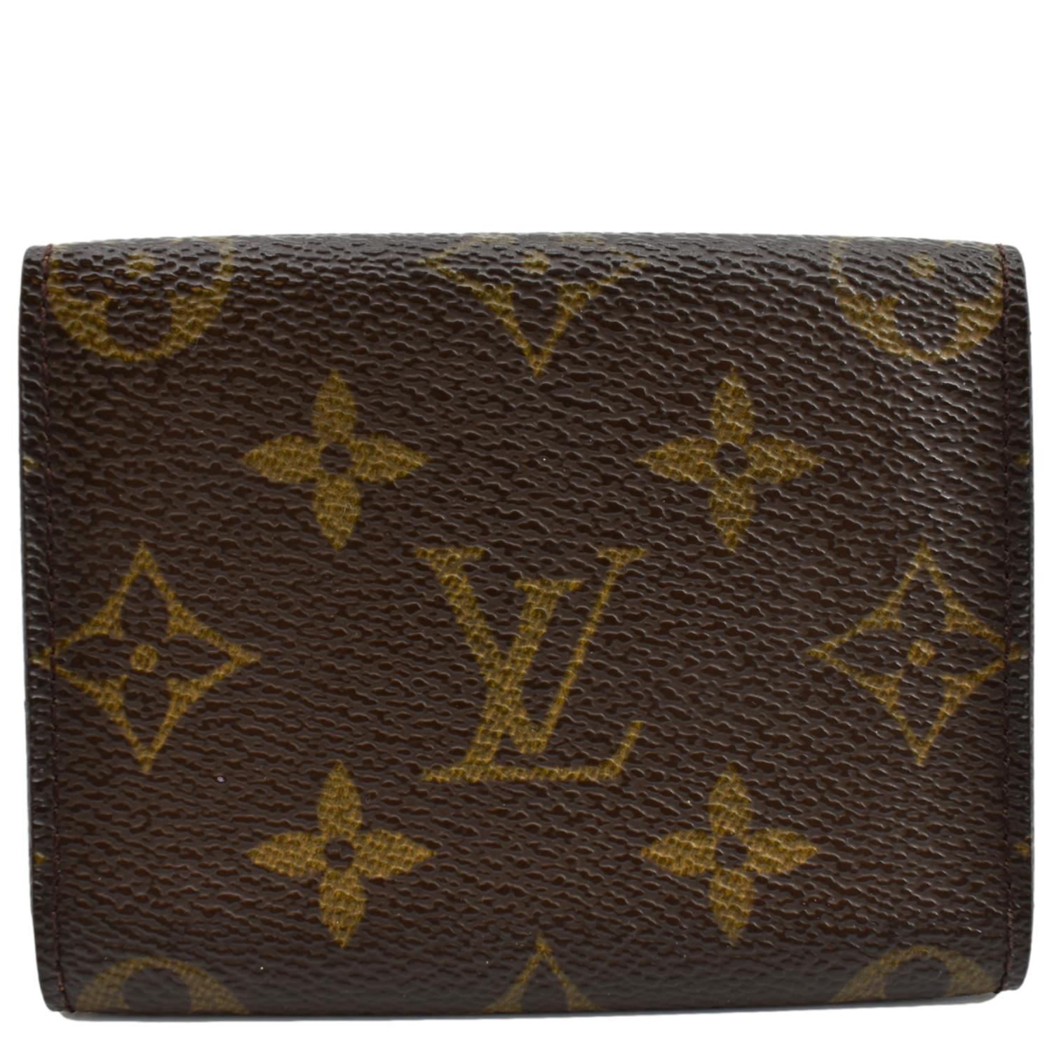 Louis Vuitton Double Card Holder, Monogram Eclipse Canvas Leather, Card Case  Wallet : : Office Products