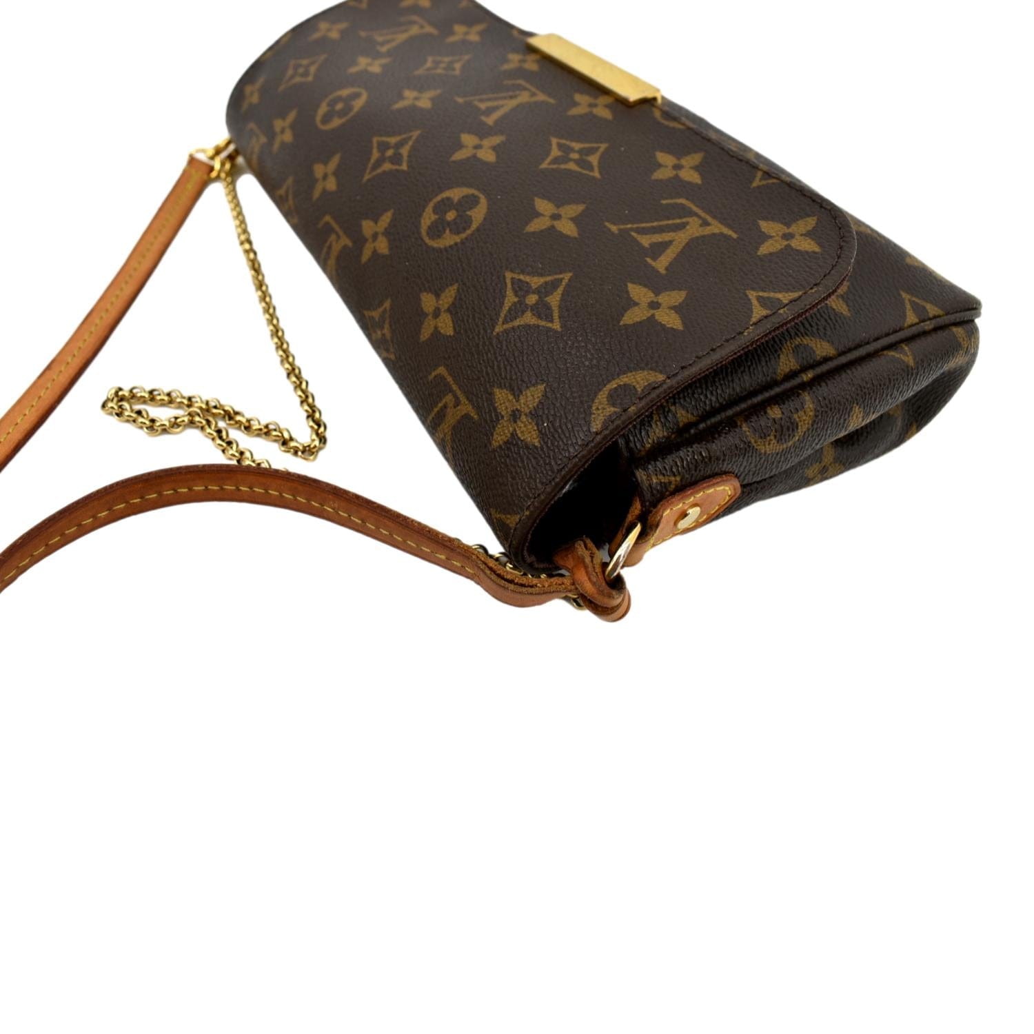 Favorite leather crossbody bag Louis Vuitton Brown in Leather - 34817480