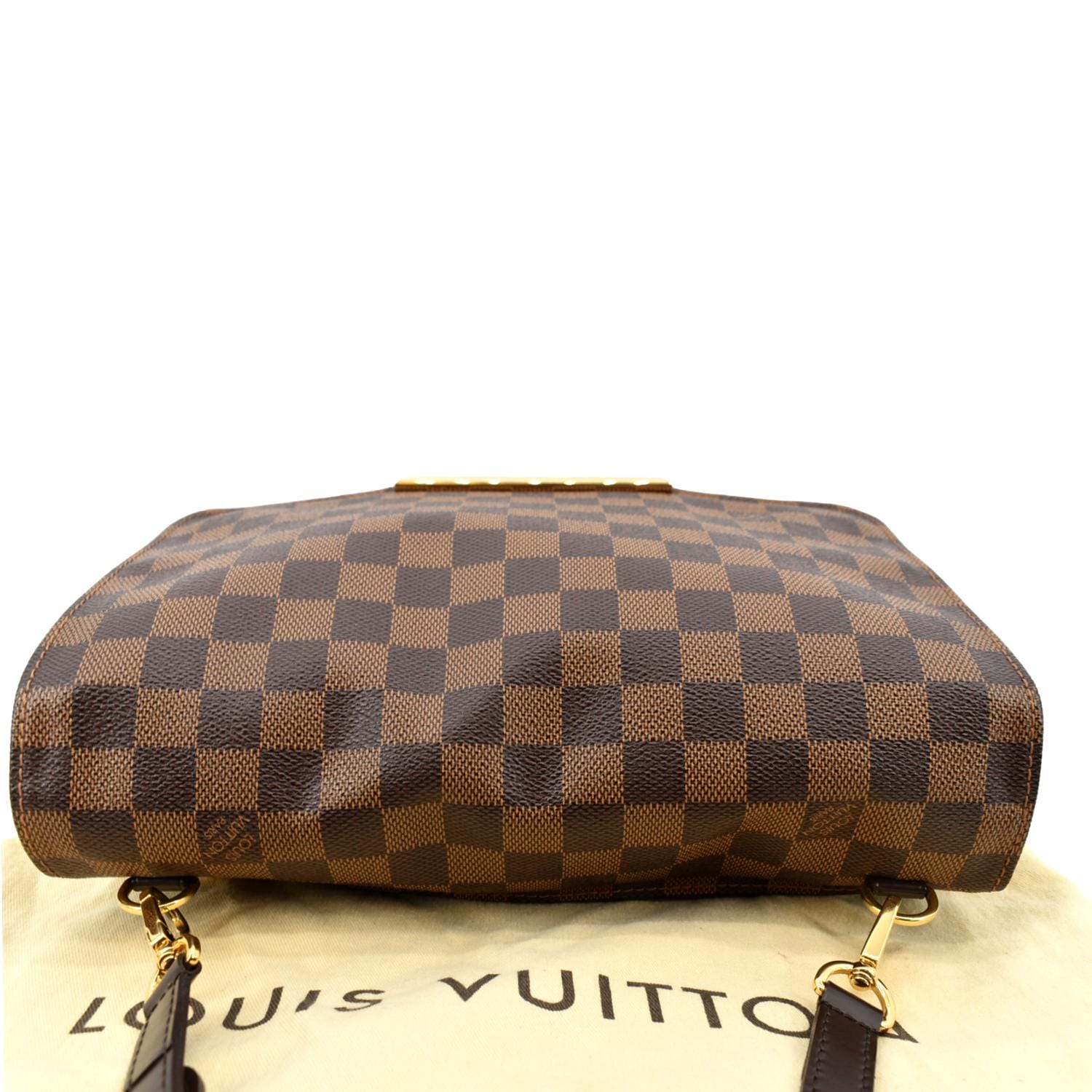 Louis Vuitton Hoxton GM Damier Ebene Canvas Brown Leather ref