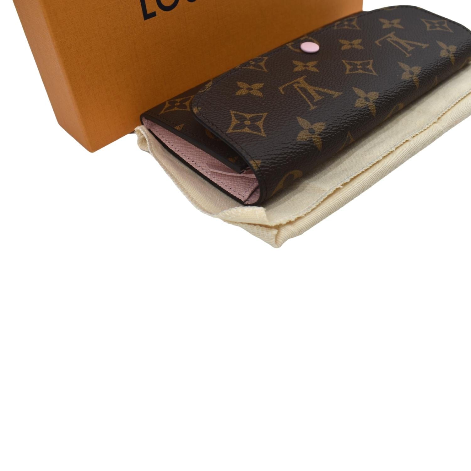 Louis Vuitton Wallet Emilie Monogram Brown/Rose Ballerine - US