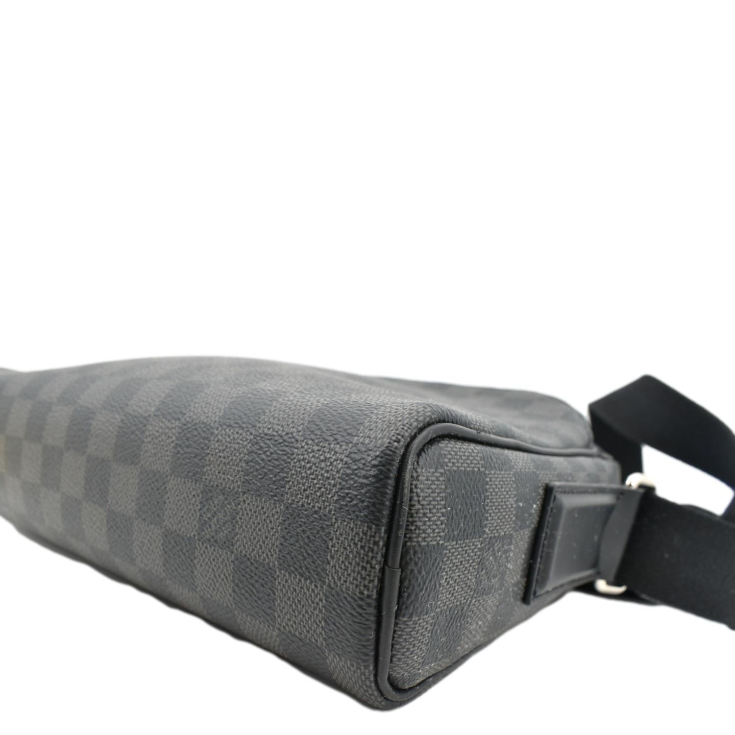 3ac2810] Auth Louis Vuitton Shoulder Bag Damier Graphite Dayton PM N41408