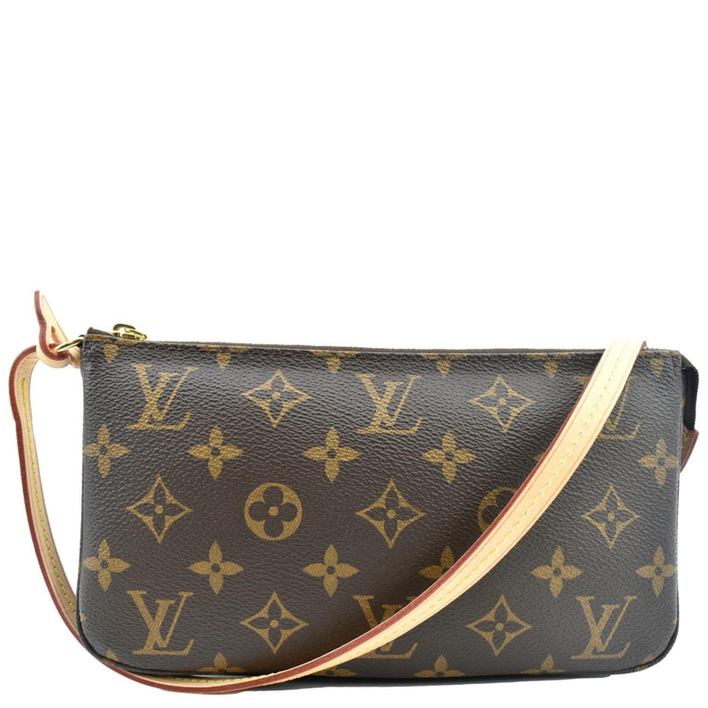 Pochette accessoire handbag Louis Vuitton Brown in Cotton - 35636905