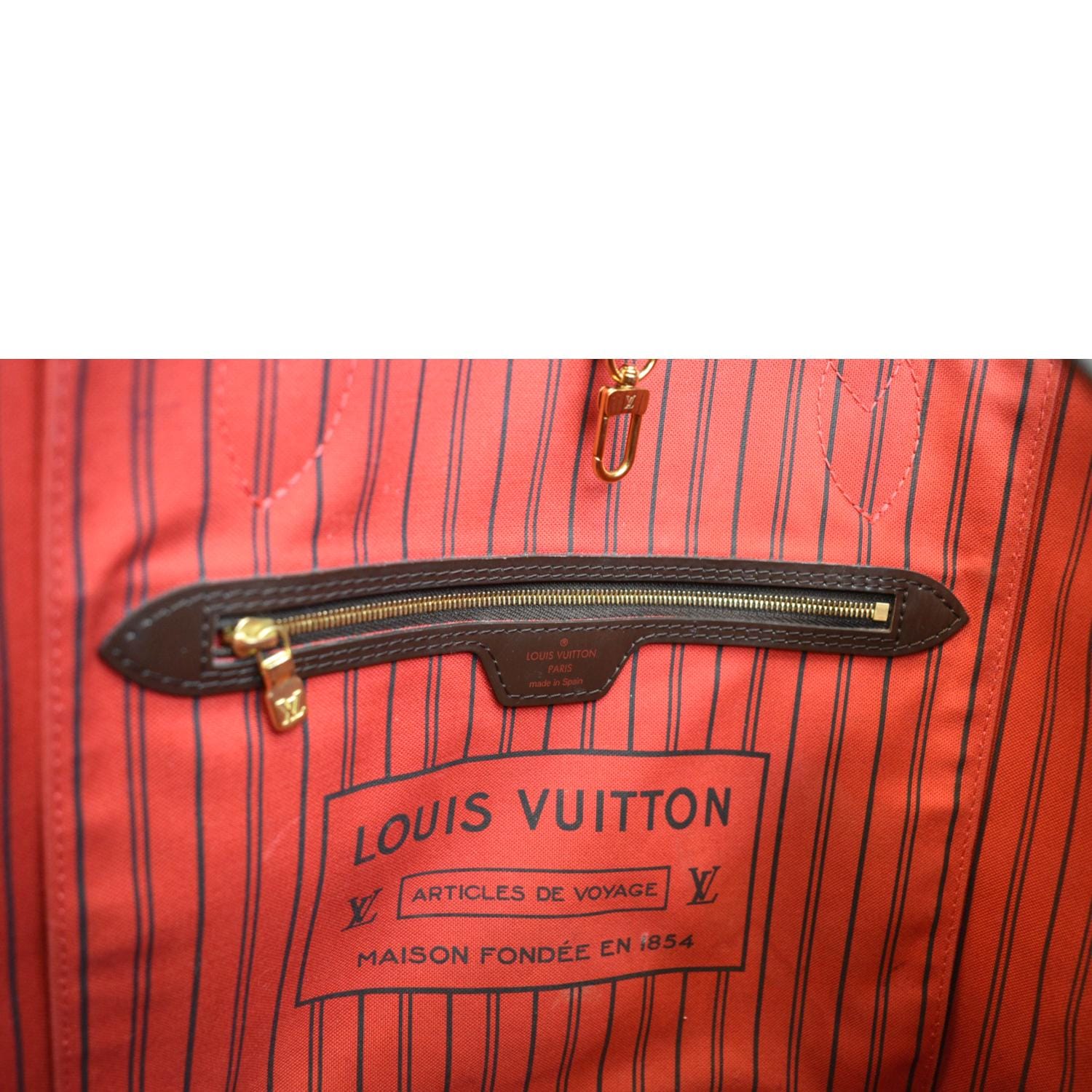 Louis Vuitton // 2021/2022 Brown Damier Ebene Neverfull MM Bag – VSP  Consignment