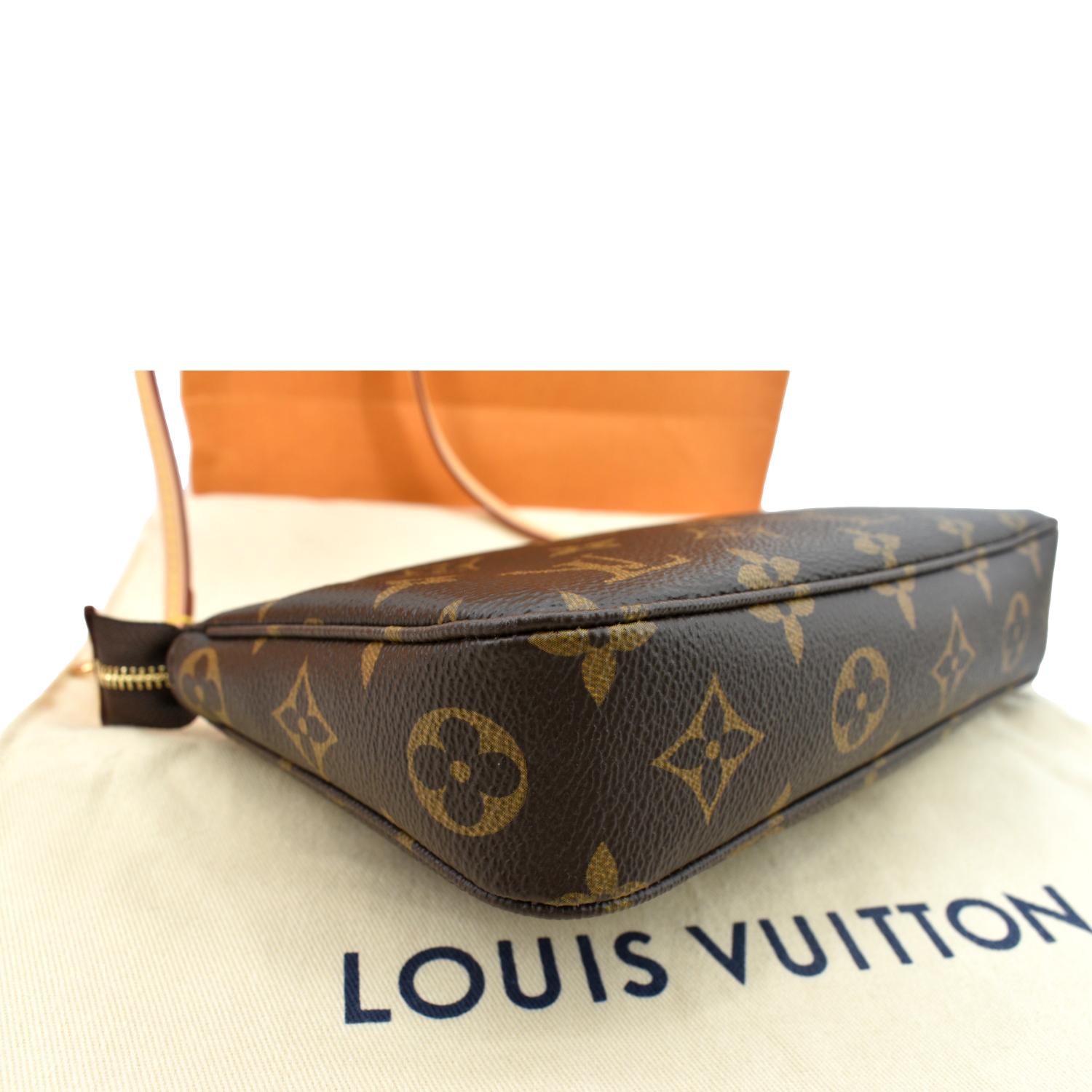 Louis+Vuitton+Pochette+Pouch+Micro+Khaki+Canvas for sale online