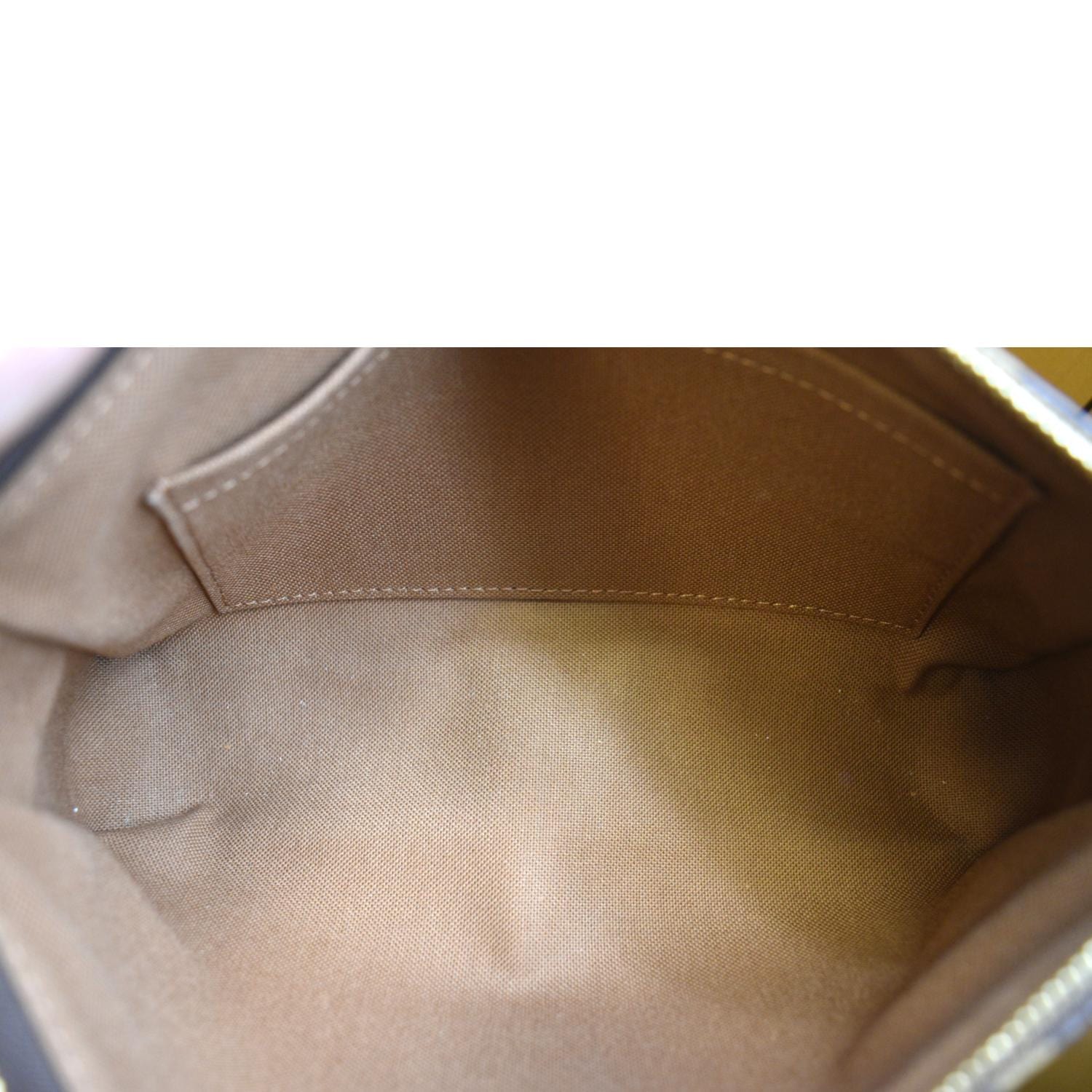 Pochette accessoire cloth handbag Louis Vuitton Brown in Cloth - 33560759