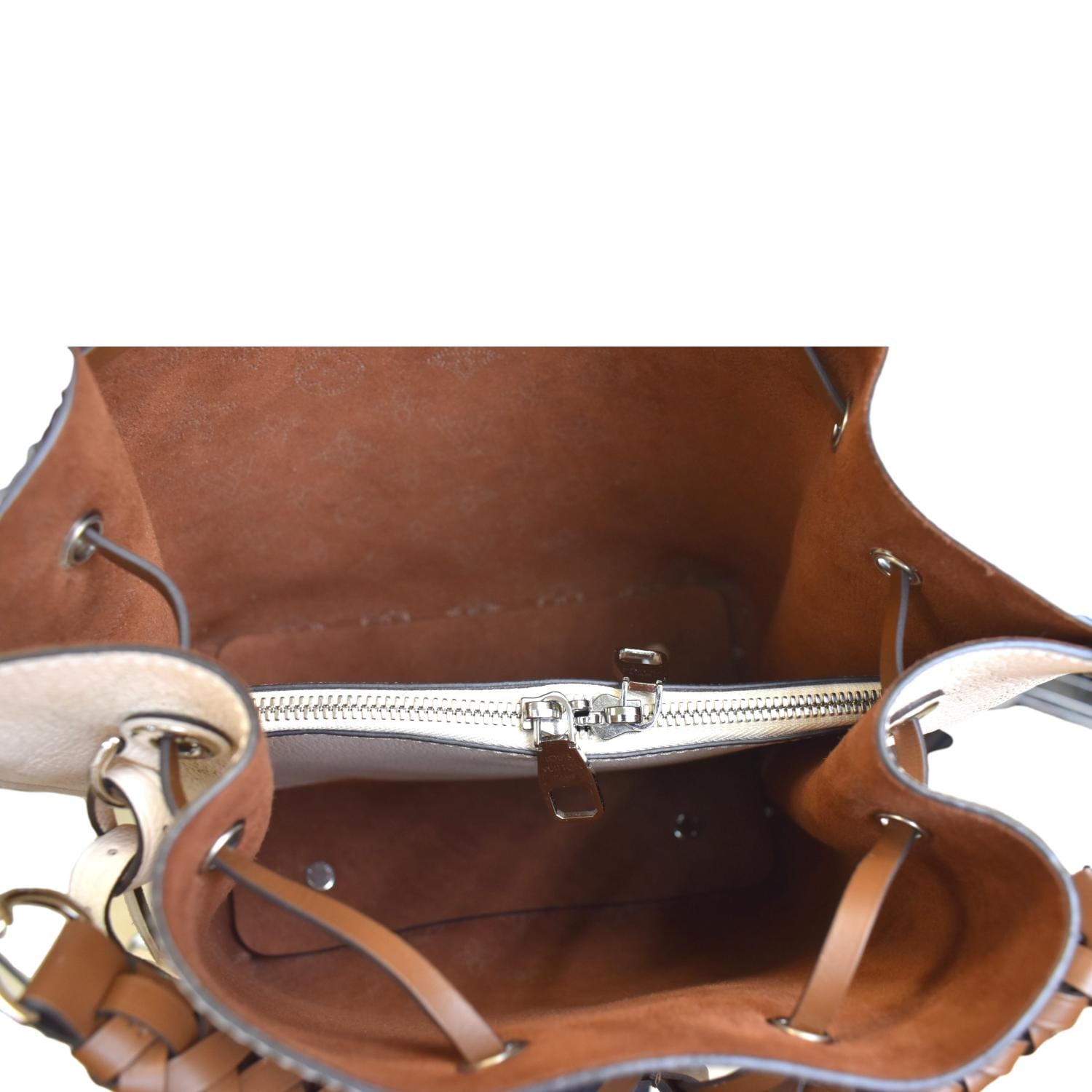 Muria leather handbag Louis Vuitton Beige in Leather - 31371992