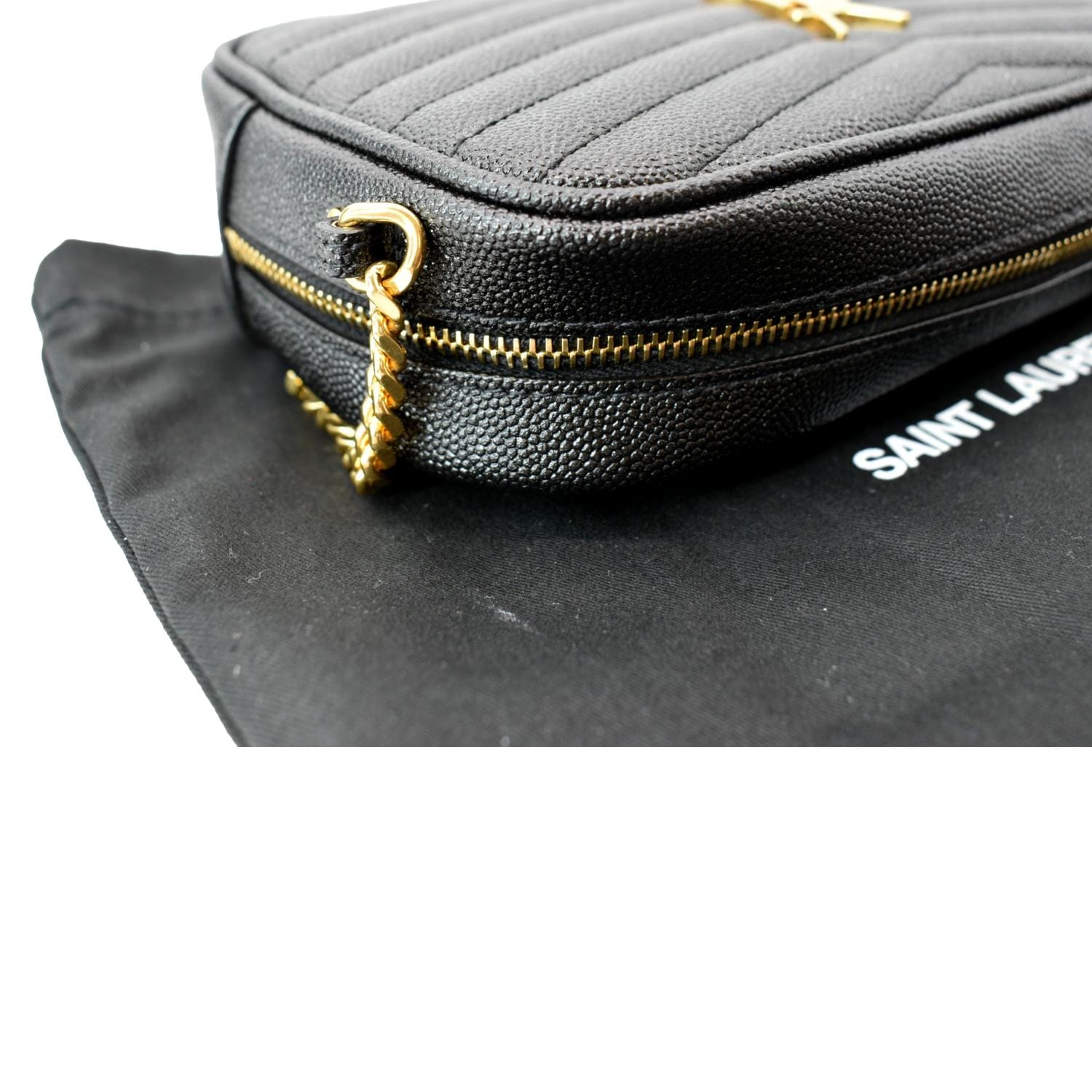 SAINT LAURENT - Mini Lou quilted leather camera bag