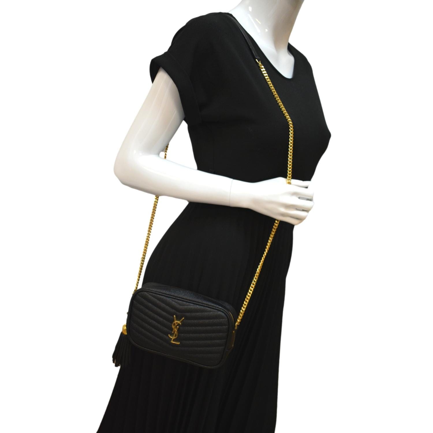 LC Lauren Conrad Candide Crossbody Bag NEW Black Tweed