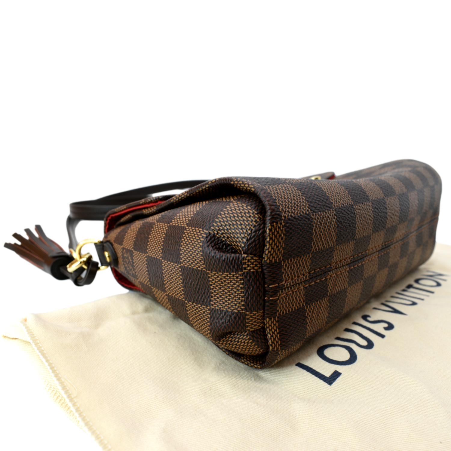 Croisette cloth crossbody bag Louis Vuitton Brown in Cloth - 33575774