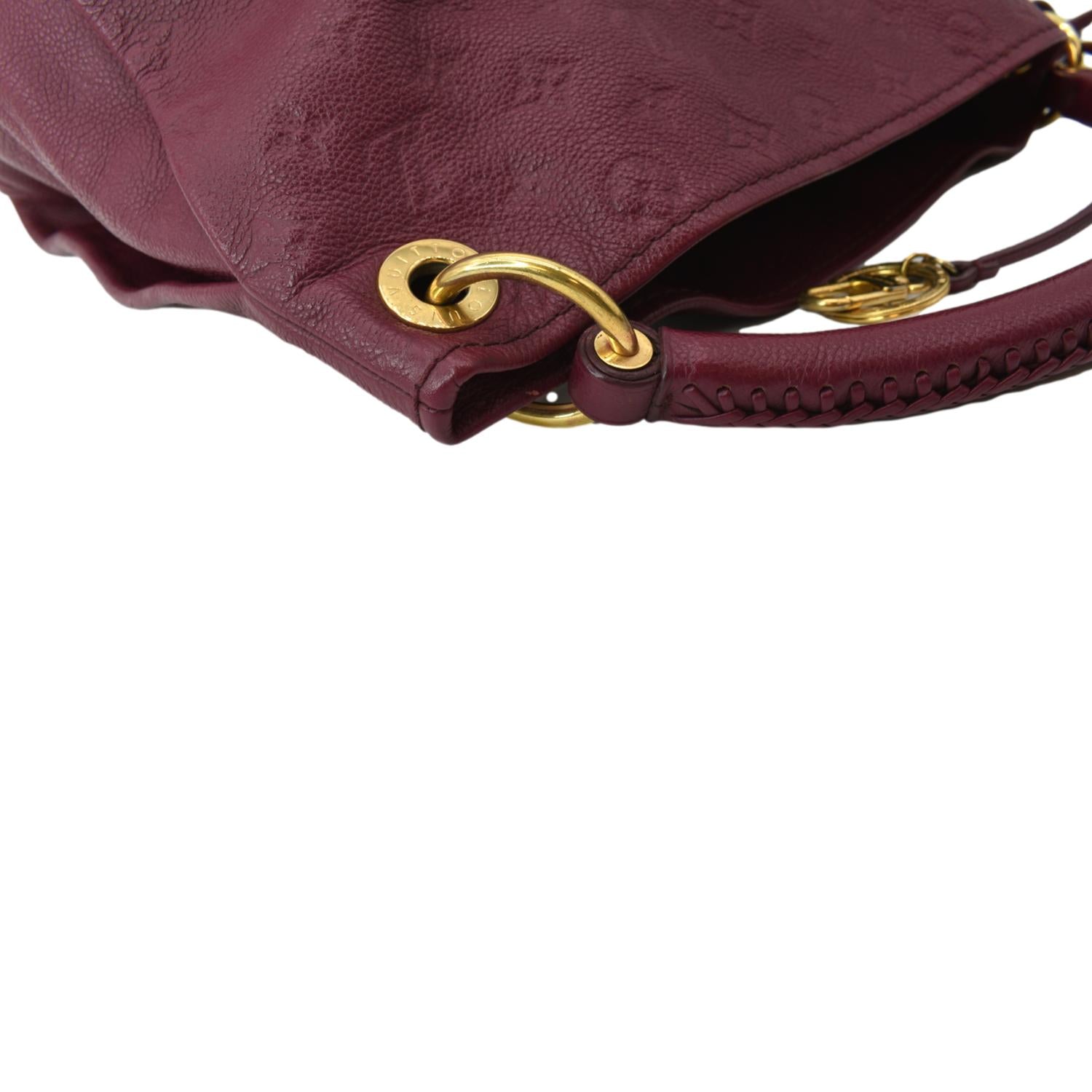 Louis Vuitton, Bags, Authentic Louis Vuitton Bagatelle Red Empreinte Hobo  With Braid Discontinued