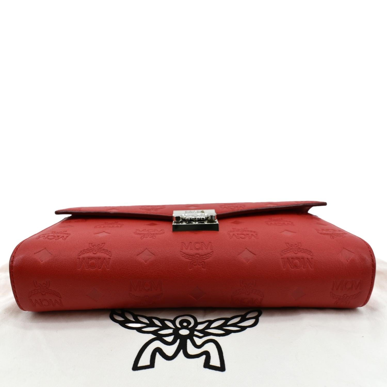 Mcm Millie Monogrammed Leather Crossbody Bag