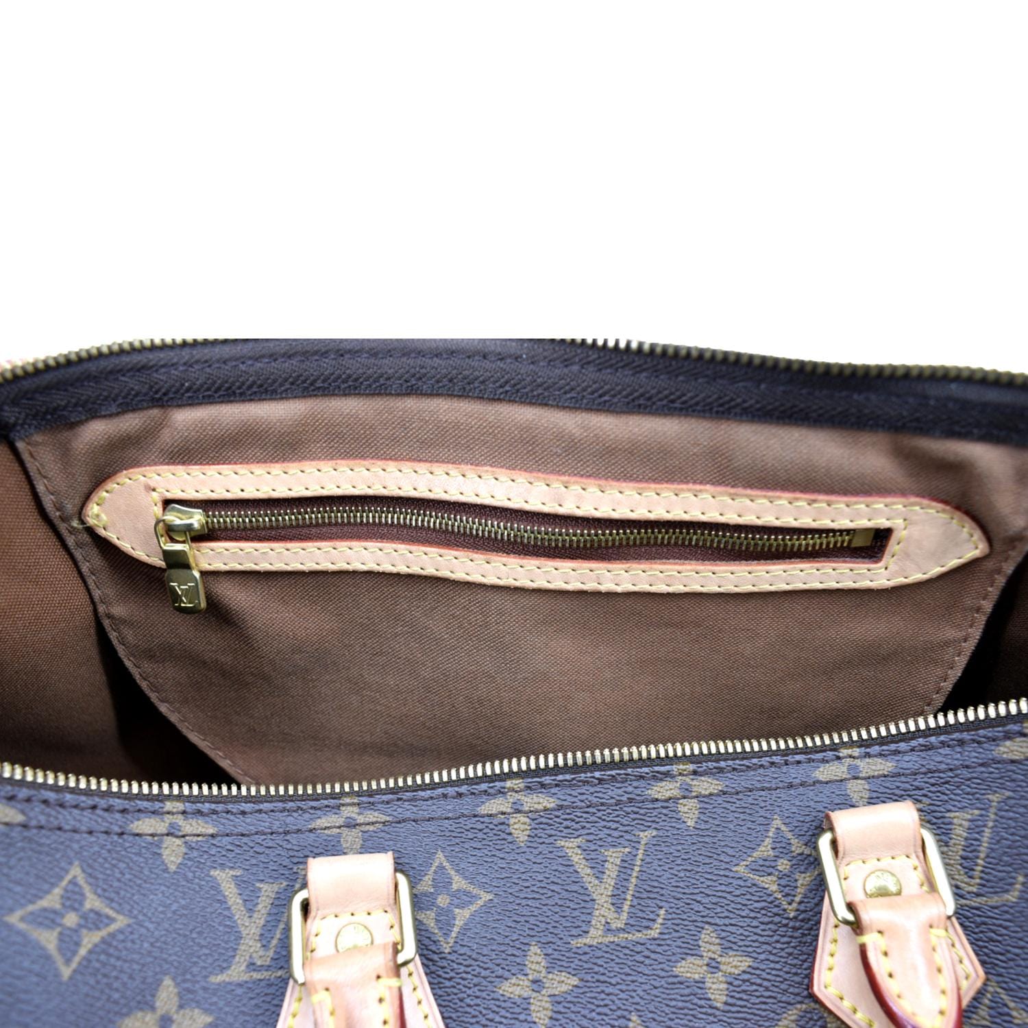 Louis Vuitton Monogram Speedy 40 - Brown Handle Bags, Handbags - LOU734220