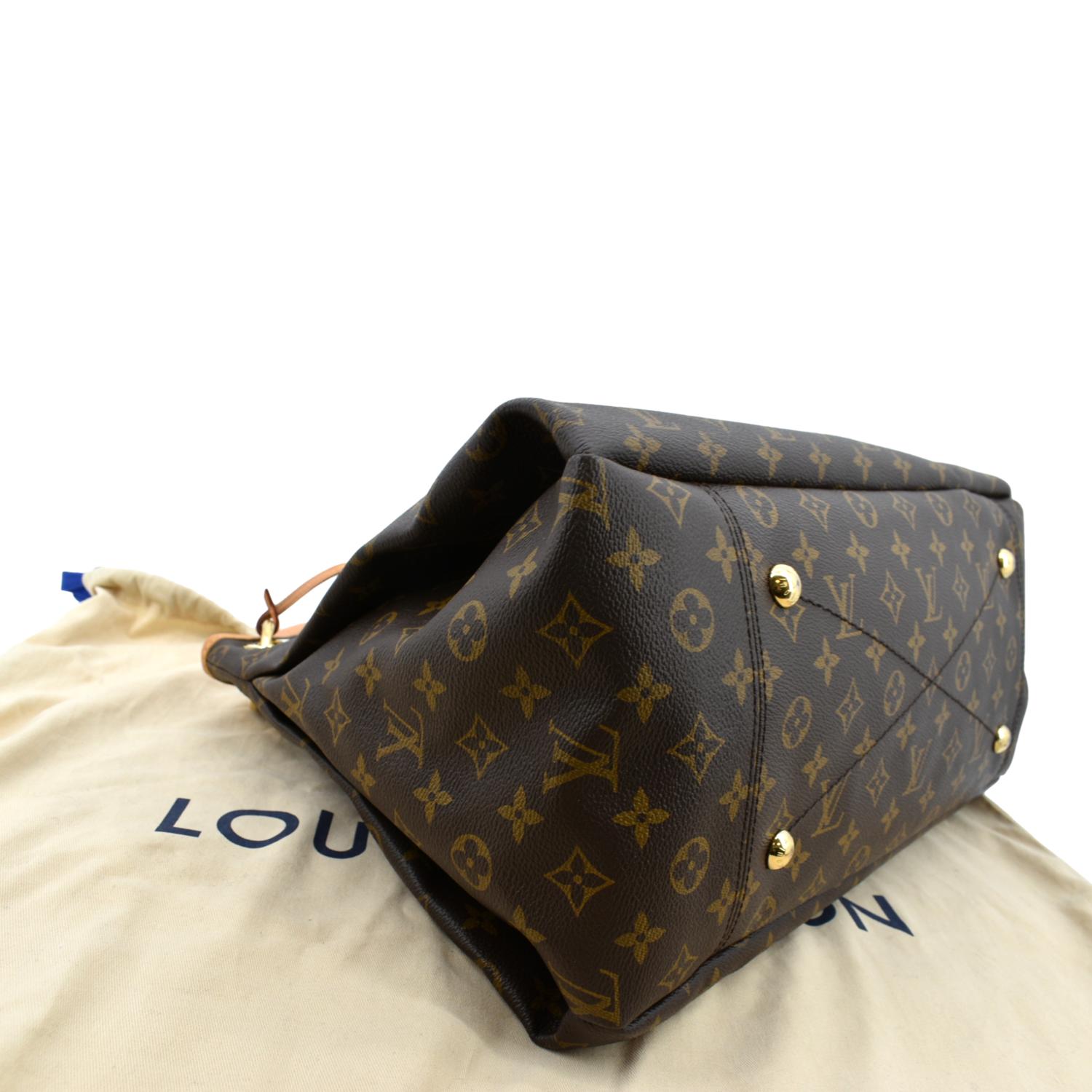 Louis Vuitton Artsy Gm Brown Monogram Canvas Hobo Bag - MyDesignerly