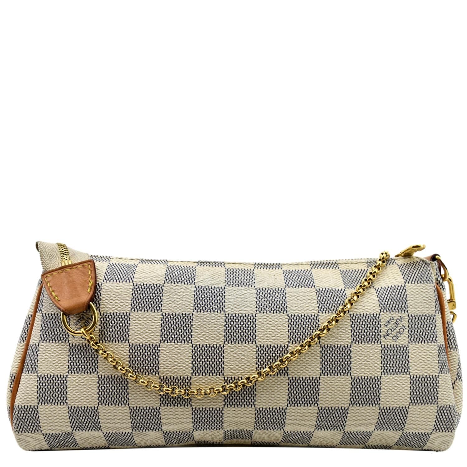 Louis Vuitton Damier Azur Eva Pochette w/ Strap - Neutrals Clutches,  Handbags - LOU785775