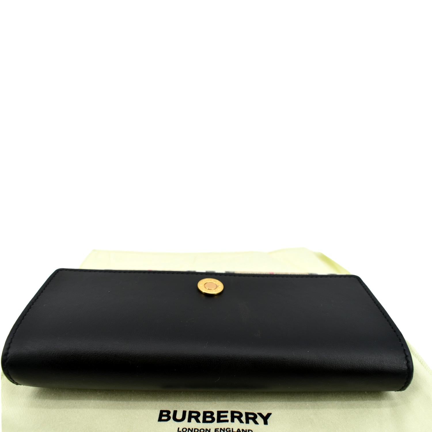 Burberry Coral Patent Leather Flap Continental Wallet - ShopStyle