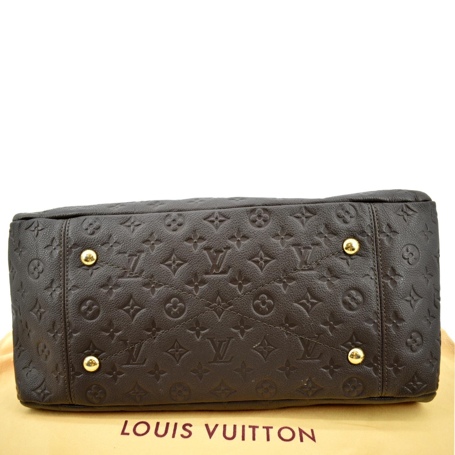 Louis Vuitton Black Monogram Empreinte Leather Artsy MM Shoulder Bag Louis  Vuitton