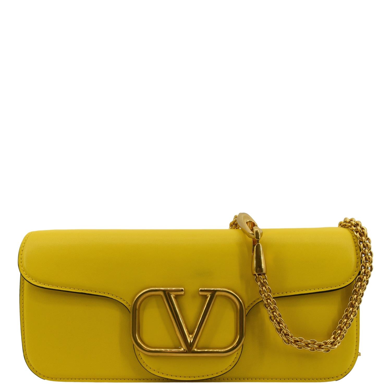Shop Valentino Garavani Small Loco Leather Shoulder Bag