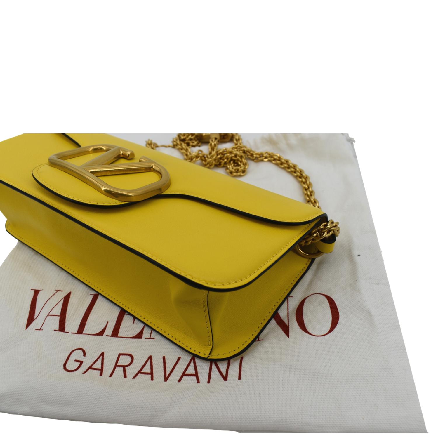 Valentino Garavani - Loco Green Leather Small Shoulder Bag