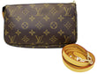 LOUIS VUITTON Monogram Canvas Pochette Accessoires Crossbody Bag