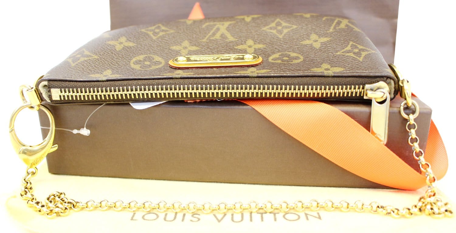 Louis Vuitton Milla Pochette Monogram Canvas mm Brown