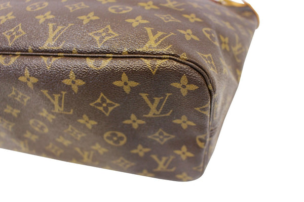 LOUIS VUITTON Monogram Neverfull MM Shoulder Bag w/Pouch Fuchsia