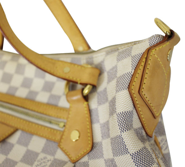 LOUIS VUITTON Evora MM Damier Azur Tote Shoulder Bag