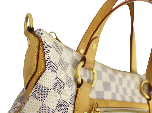 LOUIS VUITTON Evora MM Damier Azur Tote Shoulder Bag