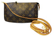 LOUIS VUITTON Monogram Canvas Pochette Accessoires Long Strap Pouch