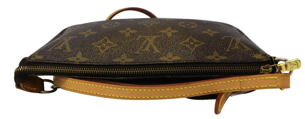 LOUIS VUITTON Monogram Canvas Pochette Accessoires Long Strap Pouch