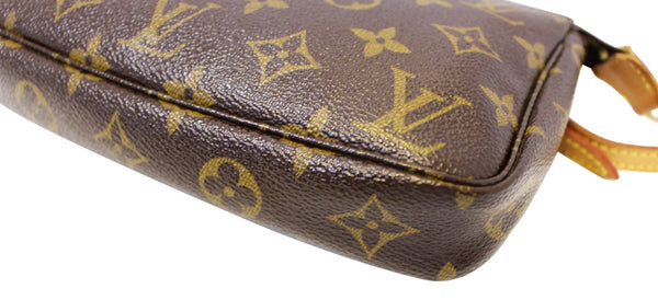 LOUIS VUITTON Monogram Canvas Pochette Accessoires Long Strap Pouch