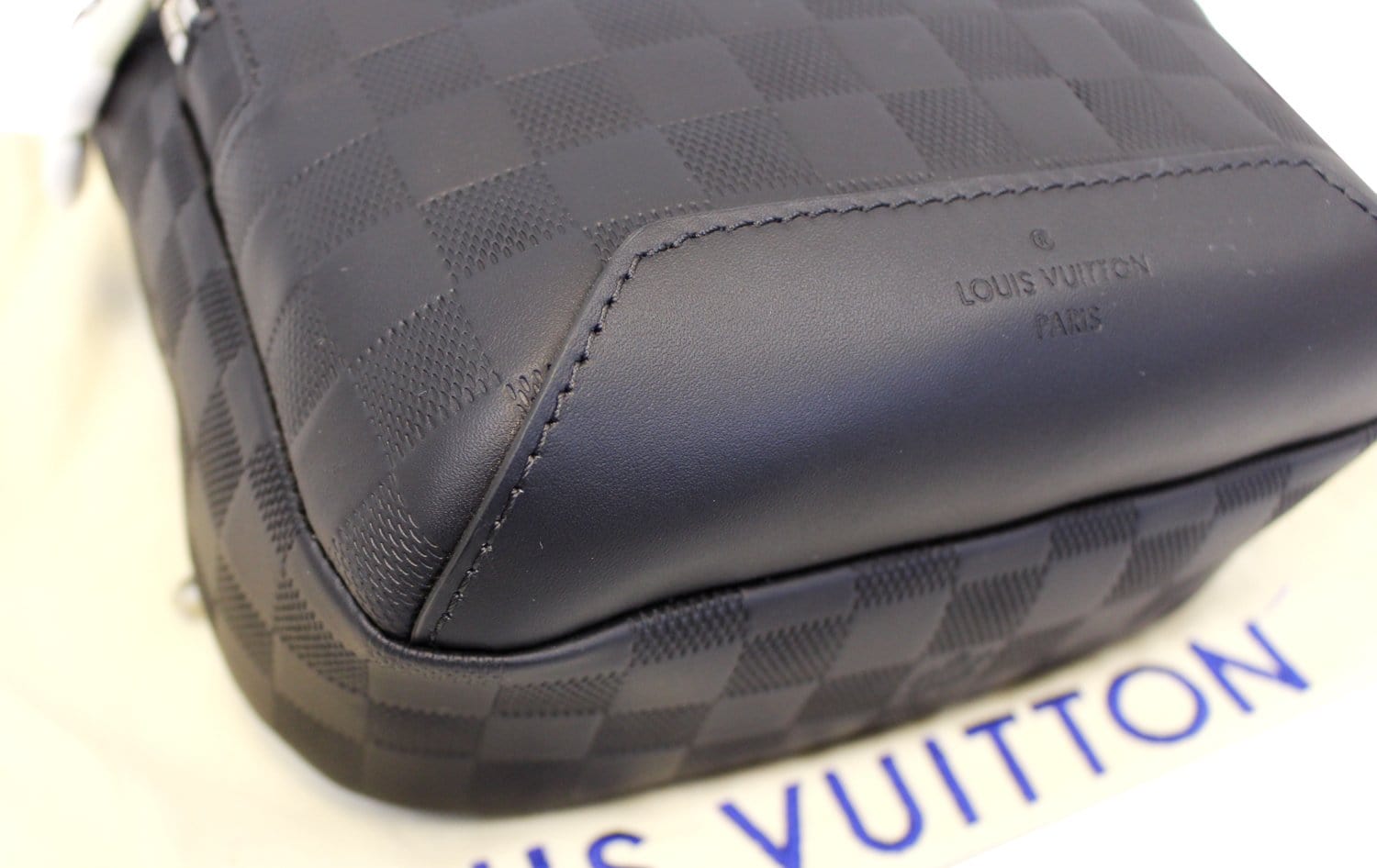 Louis Vuitton Damier Infini Avenue Sling - Black Backpacks