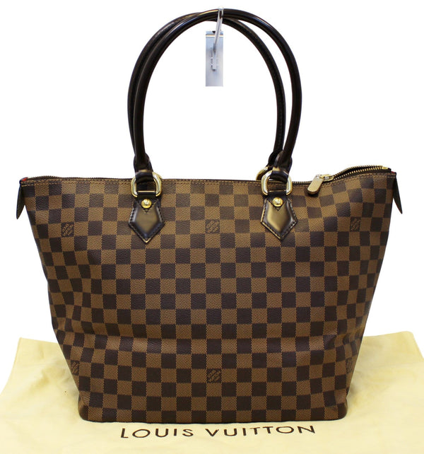 LOUIS VUITTON Damier Ebene Saleya MM Shoulder Bag